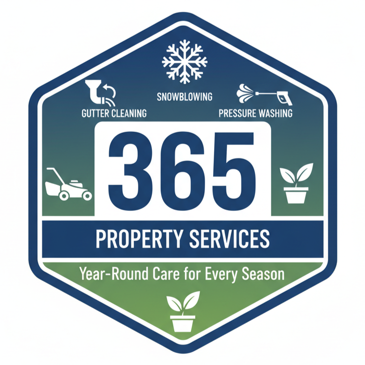 365 Property Services badge: Year-Round Care for Every Season